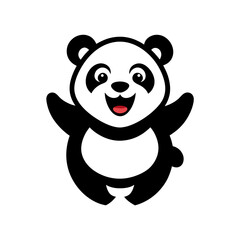 Panda mascot logo