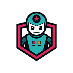 People mascot logo
