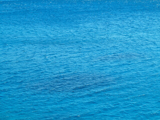 Obraz premium Sea view from ruins of Spinalonga Fortress leper colony, Crete, Greece