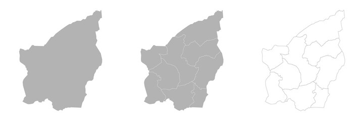 Set of SAN MARINO Maps with Main Map and Regional maps