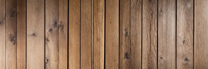 Fototapeta premium Rustic wood background for banner. Created with generative AI technology