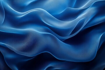 Obraz premium Smooth Blue Abstract Texture for Modern Design Projects, Perfect for Backgrounds, Web Design, and Artistic Creations, Evokes Calmness and Serenity in Visuals