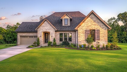 Family-friendly neighborhood depicted with children's toys in the scene.
