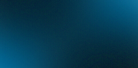 Fototapeta premium abstract illustration of deep water, Abstract blue gradient blur or black background. grainy glowing blue light on dark backdrop noise texture effect, Navy blue color Soft wavy folds. 