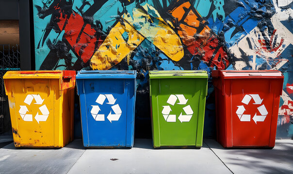 Innovative Recycling Activities in Different Locations: Engaging Scenes of Volunteers, Teens, and Children Participating in Eco-Friendly Efforts Across Parks, Beaches, Schools, and Festivals