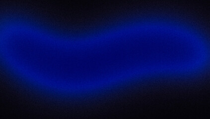 Dark night blue color gradient background, grainy texture effect, glowing, vibrant, wave shaped color flow, web banner abstract design, copy space