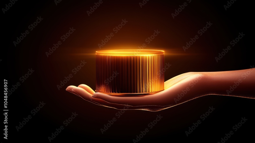 Aufkleber illuminated object