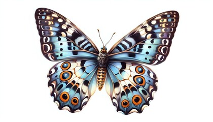 Naklejka premium Vibrant and Detailed Butterfly Illustration 