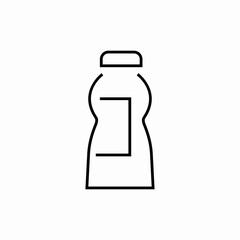 water bottle icon sign vector