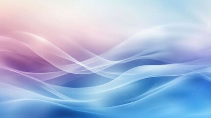 Fototapeta premium Smooth gradient waves in pastel tones for corporate design