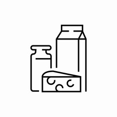grocery products icon sign vector