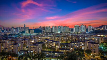 Obraz premium a city scape of Middle Kowloon at Kowloon tong Oct 23 2024