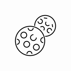 sugar cookies icon sign vector