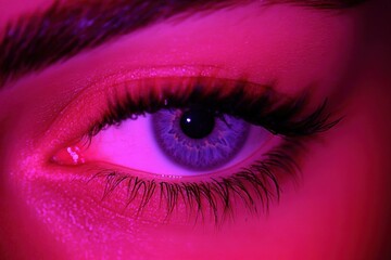 A woman ' s blue eye - Concepts