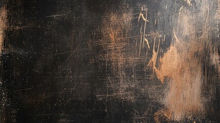 Weathered Blackboard with Gentle Scratches and Marks