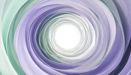 Obraz premium minimalistic-style abstract background, smooth delicate curved shapes, swirls of violet