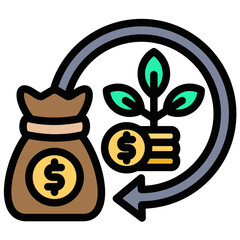 Return On Investment Icon