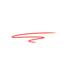abstract red pen scribble