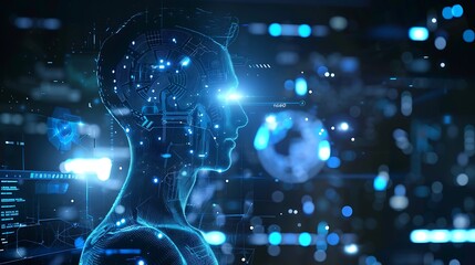 optics background with lots spots