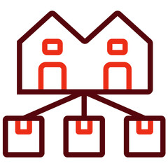 Distribution Center Icon