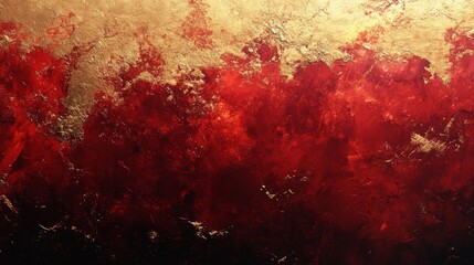 Abstract Red and Gold Texture