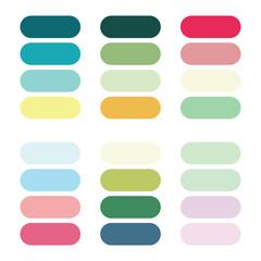 Obraz premium Abstract color palette Color swatches