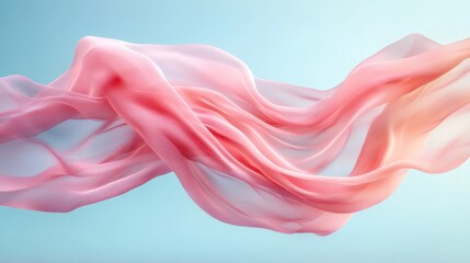 Fototapeta premium Flowing Fabric Art