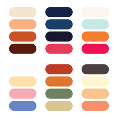 Obraz premium Abstract color palette Color swatches