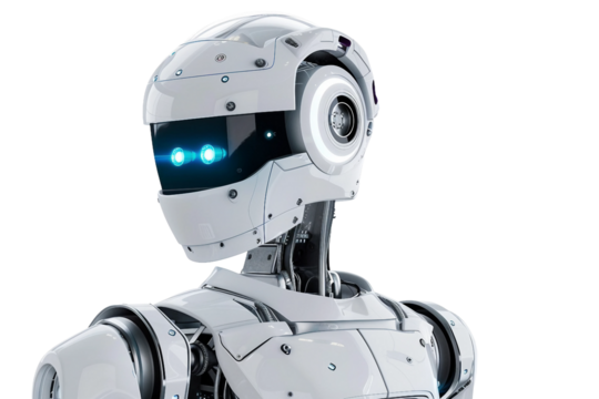 How Robotics Will Shape the Future of Work Environments Isolated on Transparent Background