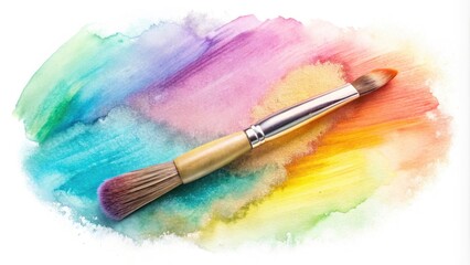 Captivating watercolor background ideal for cards and sale banners, featuring drone photography. Perfectly blends artistry and professionalism for eye-catching, creative promotions.