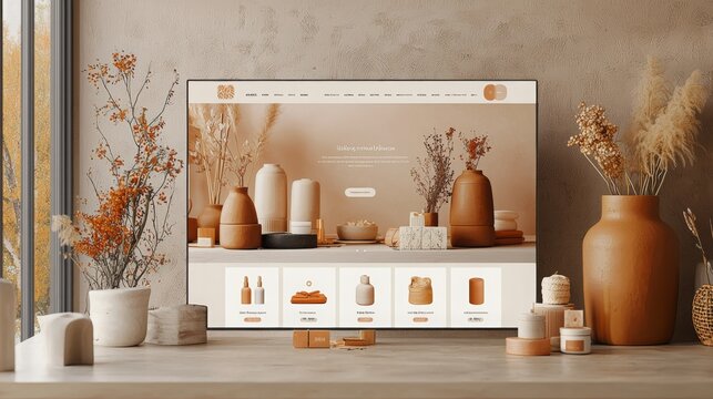 Modern Interface Design for High-Resolution Website