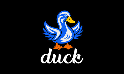 graphic, duck, animal, design, vector, symbol, illustration, logo, icon, 