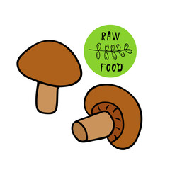 Fototapeta premium Mushrooms vegetable, rocery shopping in the store and supermarket. Everyday shopping,farm products,natural healthy food,nutritional nutrients,buying for health,purchases for home,housekeeping,raw