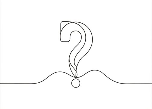 recommend clip art: Question Mark Exclamation Mark Logo Design - Simple Line Art Symbol