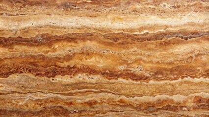 Fototapeta premium Travertine surface in brown and reddish brown colors aerial view