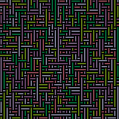 Abstract colored geometric pattern. Seamless background. Template for packaging, texture, cover, clothing, interior design and creative idea