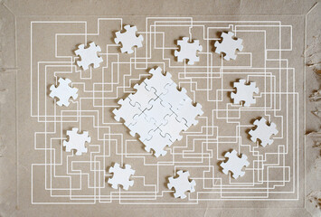 complex messy management organization,bureaucracy and disruptiom. Also lack of team spirit.chaotic...