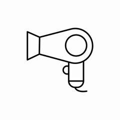 hair dryer icon sign vector