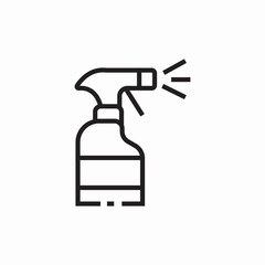 window cleaner spray icon sign vector