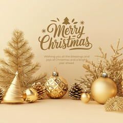 Merry Christmas social media post