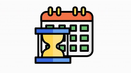 Animated calendar featuring a knight chess piece, perfect for chess enthusiasts, strategic thinkers, planners, or scheduling chess tournaments and events. Suitable for promotional materials