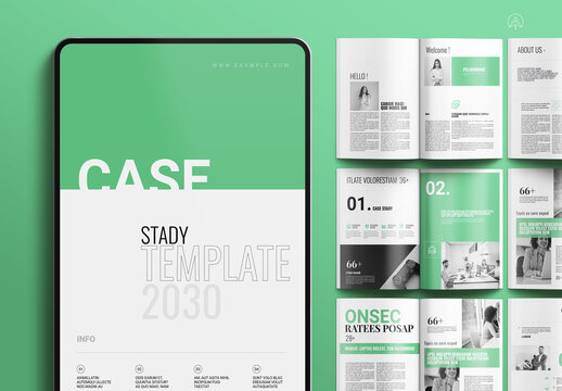 Business Case Study Magazine Template