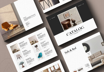 Catalog Landscape Brochure Template