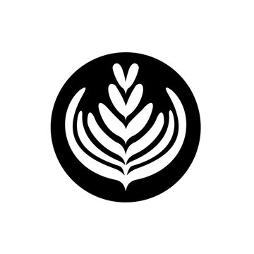 Vector design, Cafe latte art