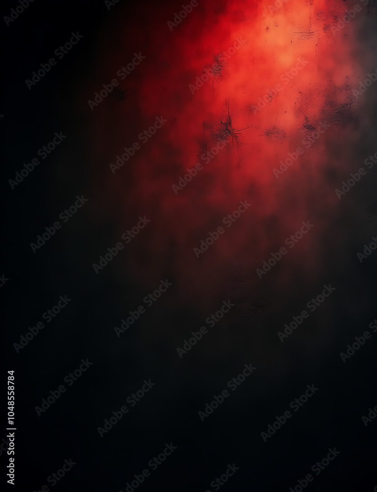 Aufkleber the old wall has a dark abstract background with light over a black and red gradient design.