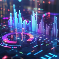 Business audit stock financial finance management on analysis data strategy with graph accounting marketing or report chart economy investment research profit concept. generative ai.