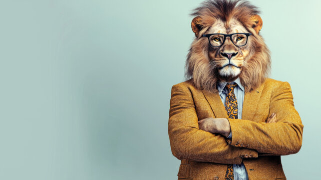 Lion in a Suit