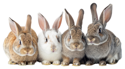 PNG Bunny family bunnies background animals.
