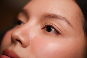 Fototapeta premium Eyelash extension