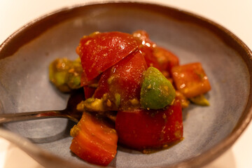 Fresh tomato salad